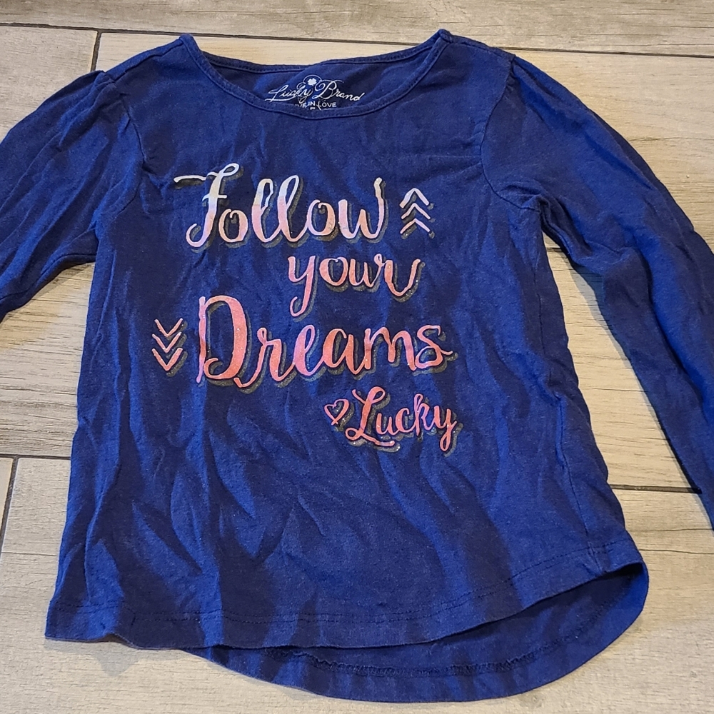 🦔Lucky brand girls long sleeve tee ☀️